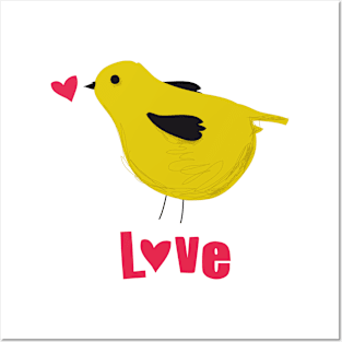 LOVE BIRD Posters and Art